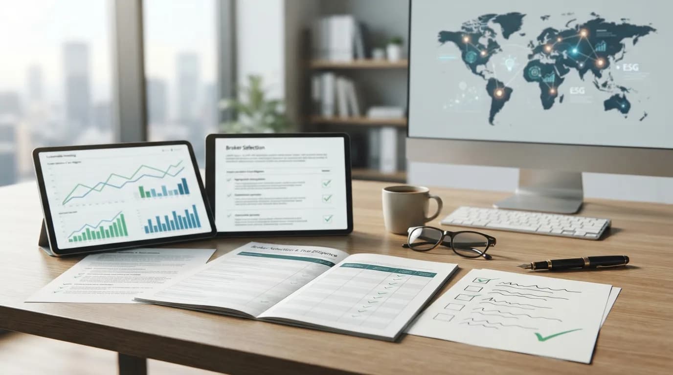 ESG Investing in 2026: How to Choose a Broker for Sustainable Portfolios article illustration
