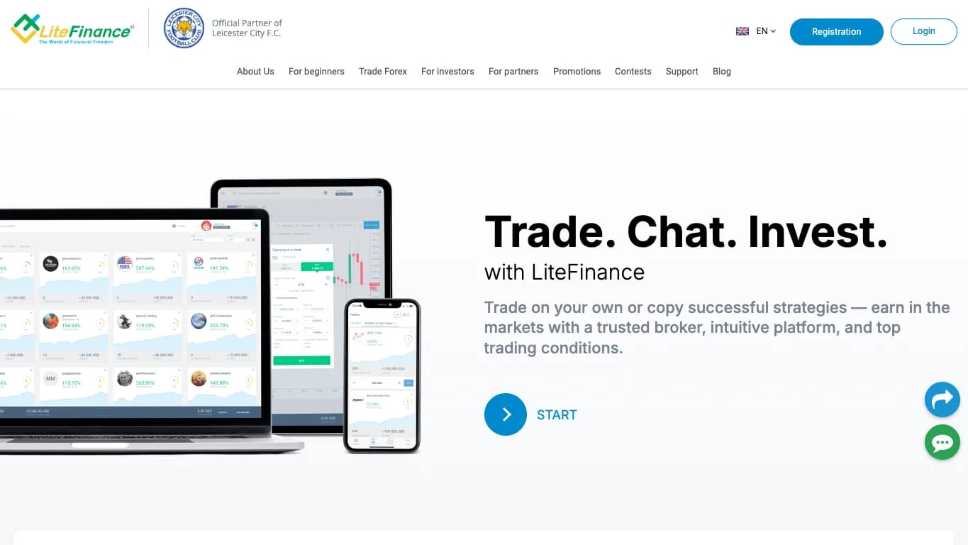 LiteFinance website