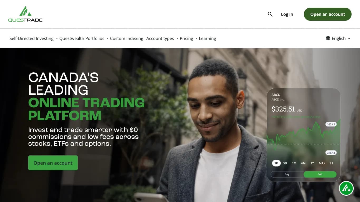QuestradeFX website