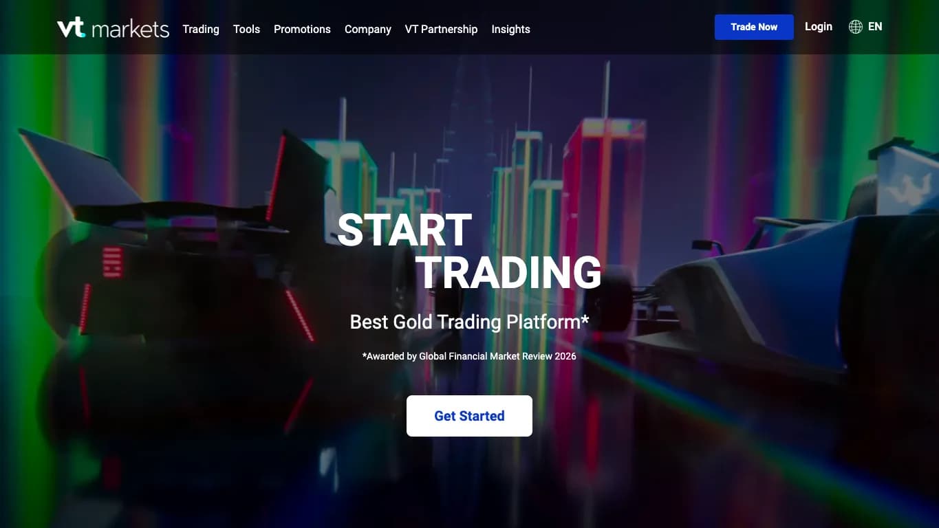 VT Markets website