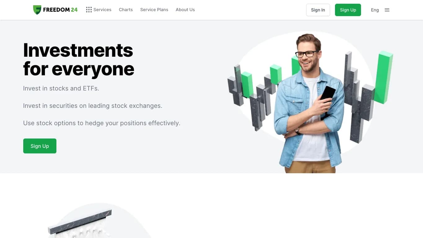 Freedom24 website