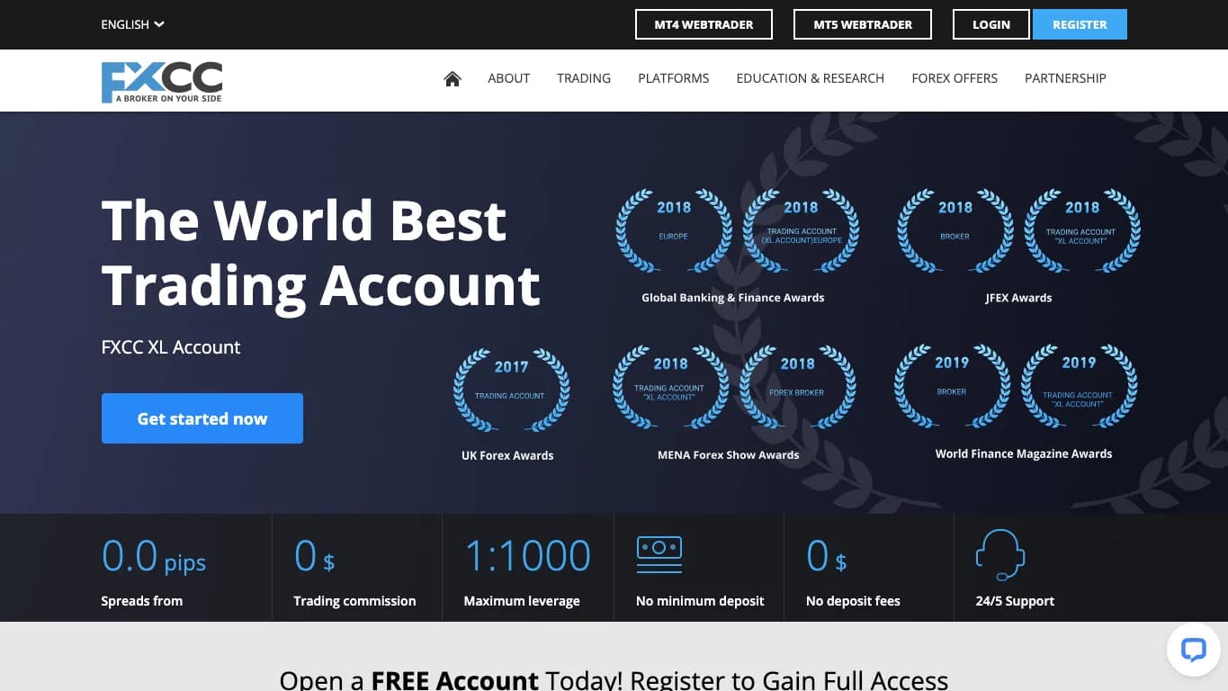FXCC website