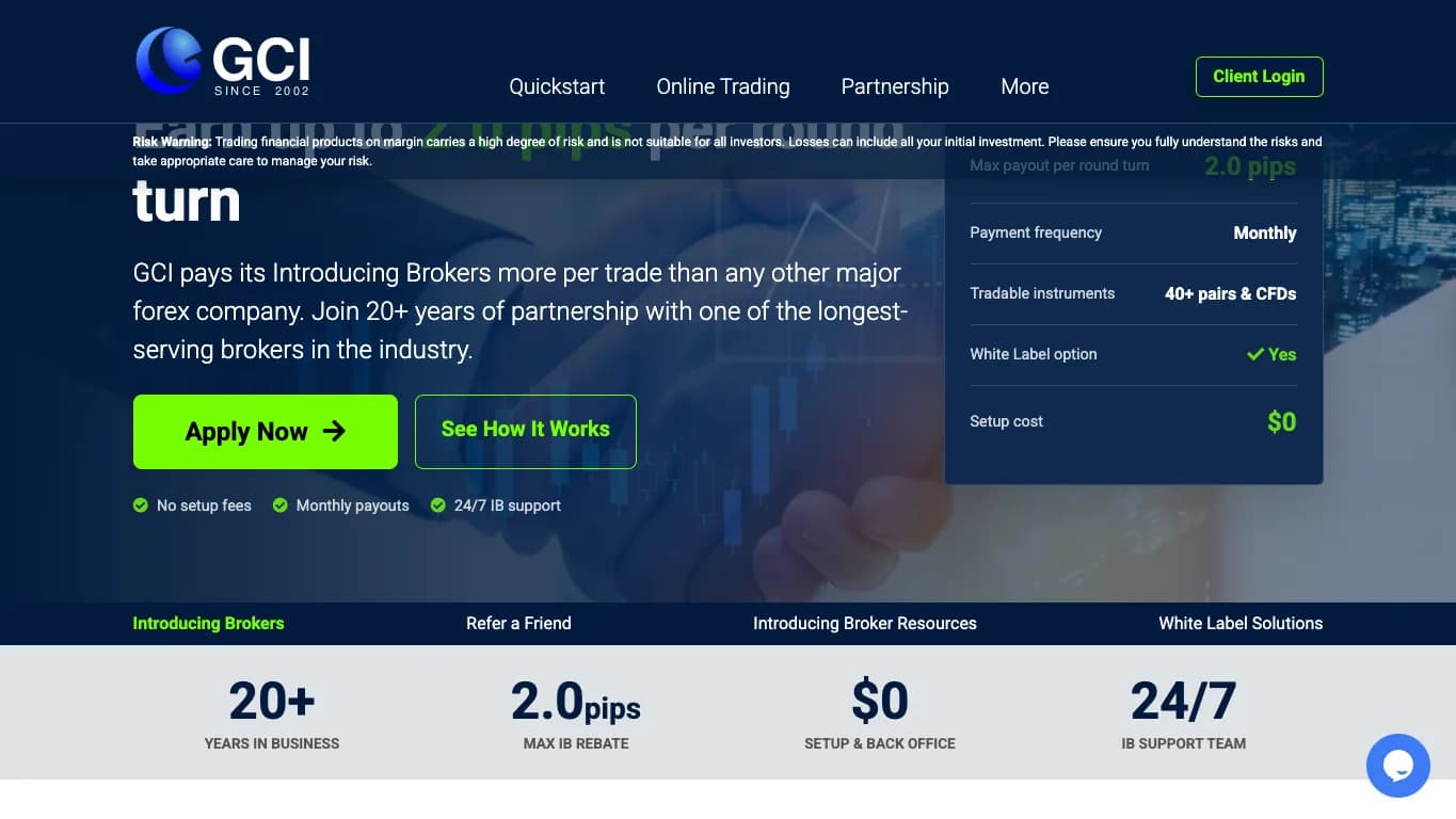 GCI website