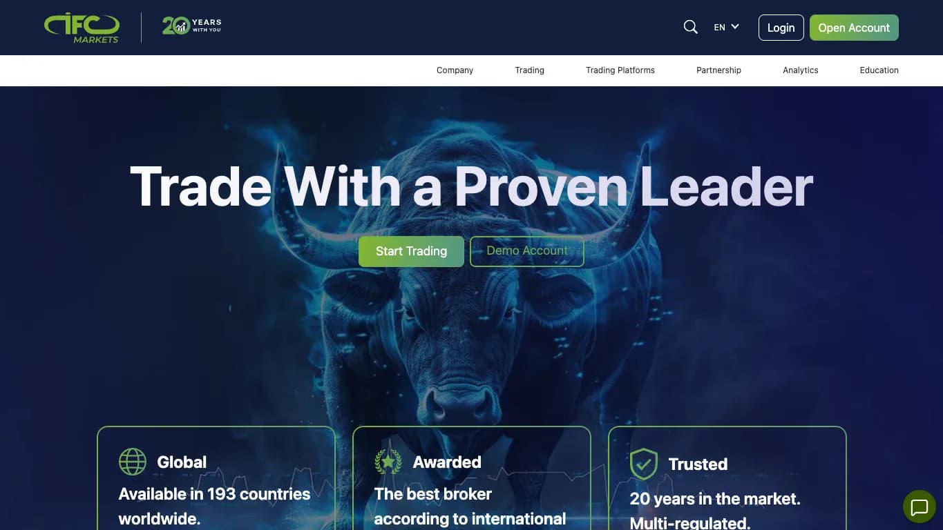 IFC Markets website