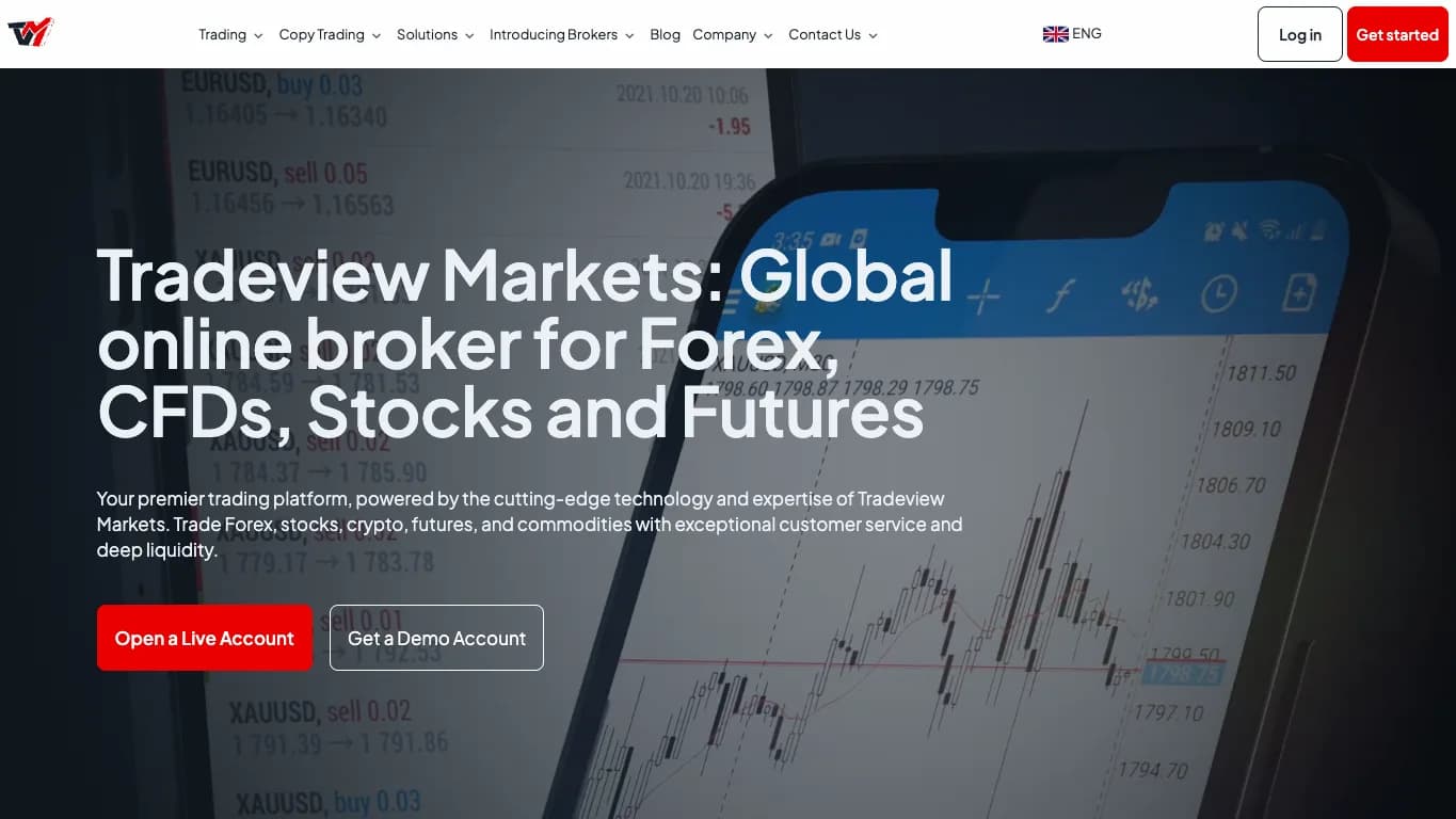 Tradeview Markets website